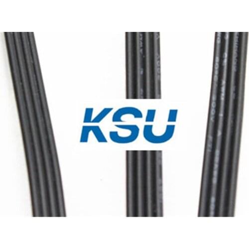 22AWG UL1007 4P 4Pin 4-Pin Parallel Ribbon flat cable Environmental Electronic USB / Fan power wire 4 black