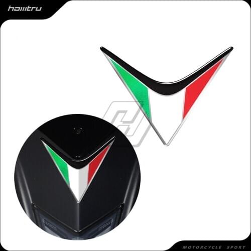 3D Resin Motorcycle Front Fairing Decals Italy Sticker Case for Aprilia RS4 RSV4 RS APR150 SR MOTARD Tuono V4 Ducati