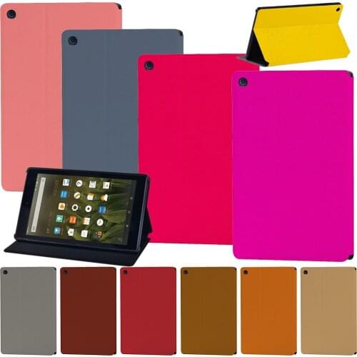 For Amazon Fire HD 8 (7th/8th/10th Gen)/Fire HD 10 (5th/7th/9th)/Fire 7 (5th/7th/9th) Tablet Case Cover Case + Stylus