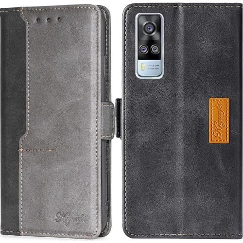 Flip Wallet Cover For VIVO Y31 Y73 2021 Y51 Y70 2020 Y52 Y72 Y20 Y20i Y20S Y11S Y12S Y12A Y50 Y30 Y19 U3 Y5S Y11 Y12 Case Magnet