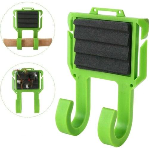 FHU Fishing Rod Holder Belt-Mounted Anti-Slip Portable Fly Portable Clips Hands Free Fishing Pole Holder for Outdoor