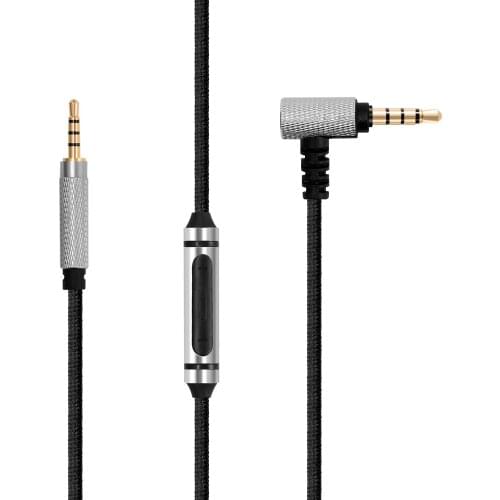 OFC Braided Replacement Cable Extension Music Cord Wire for Sennheiser PXC550 PXC480 PXC 550 480 MB660 MB 660 UC MS Headphones