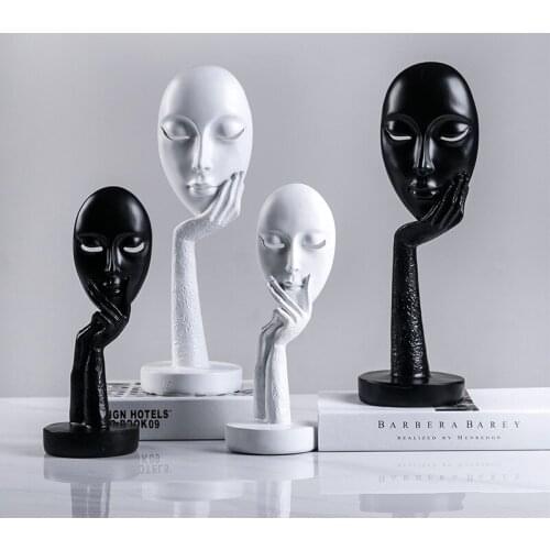 Mini Character Statue Thinker Sculpture Abstract Resin Sculpture Ornaments For Home Desktop Furnishings Home Decor