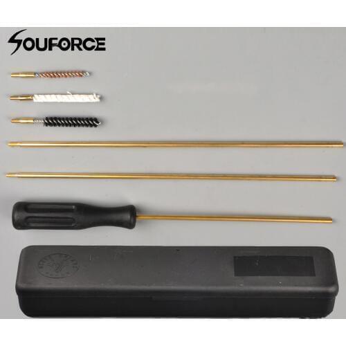 Cleaning Brush Kit .177(4.5mm) and .22 (5.5mm) Gun Cleaning Kit for Air Rifle/Pistol/Barrel/Scope Gun Accessory Hunting