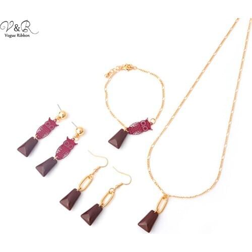 New Arrival 2020 Diy Package Jewelry Set Necklace Earring Bracelet Ring Set By Glass/ Acrylic/ Natural Stone Accessories Jewelry