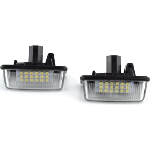 A Pair Of Car Led Headlights License Plate Lights For Toyota Corolla E11 Crown S180 Starlet Ep91 Vios Previa Acr50 Gsr50