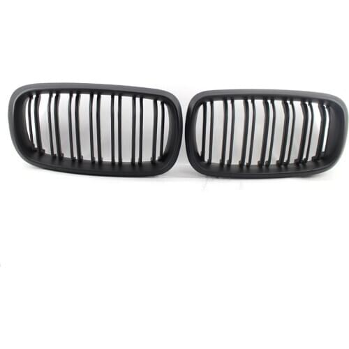 Fit For BMW X5 F15 Matte Black Dual Slat M Look Front GRILLE 15-17