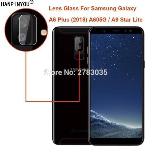 For Samsung Galaxy A6 Plus (2018) A605G Clear Ultra Slim Back Camera Lens Protector Rear Camera Lens Cover Tempered Glass Film