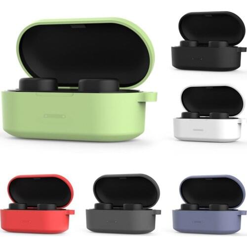 Bluetooth Earphone Silicone Protective Case Storage Box for QCY T1S/QS2/T2C
