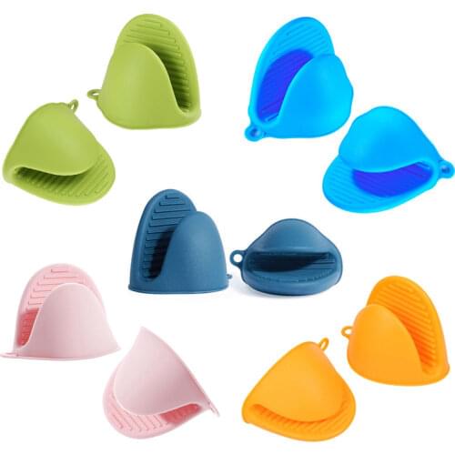 Heat proof gloves Heat proof gloves thickened silicone heat proof pad microwave oven baking tool for kitchen ovens