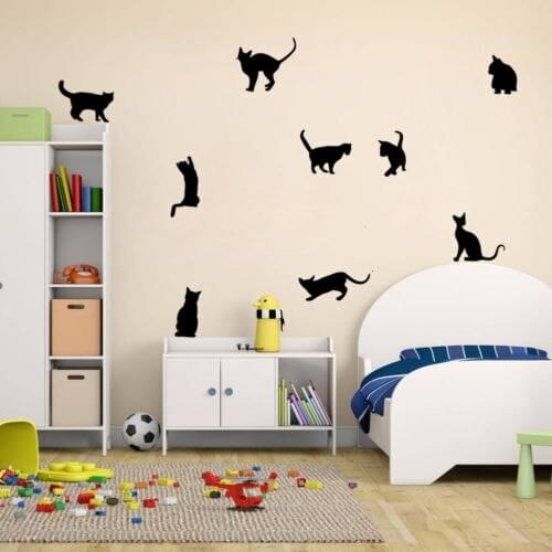 57x30 CM Animal Alphabet Bedroom Bathroom Living Room Wall Stickers Vinyl Art Decal