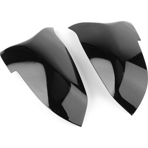 2x Carbon Fibel Look Rear View Side Door Mirror Cover Trim For BMW F10 F11 M5 F01 F06 F07 F12 F13 LCI ABS Car Accessories