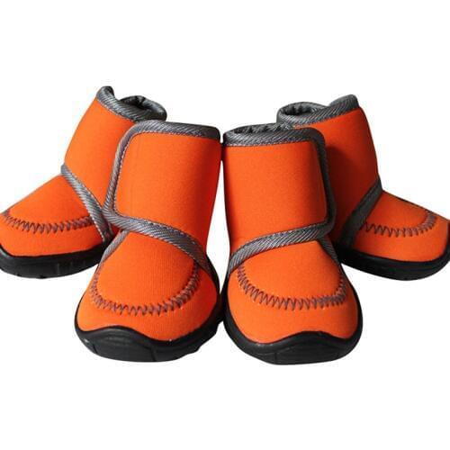 4Pcs/Set Waterproof Winter Pet Dog Shoes 7 SIZE Dogs Boots Cotton Non Slip XS XL for ChiHuaHua Puppy Shoes For Puppy