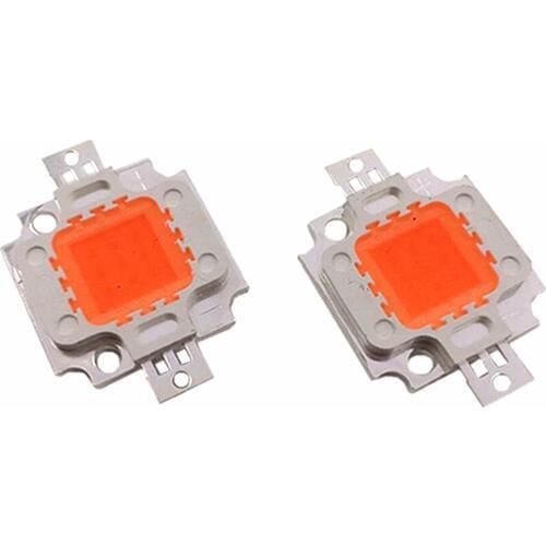 50 PCSHigh Power LED Chip 10W COB 380Nm-840Nm Full Spectrum 10 Watt Grow Light For Plant Flowers Vegetables Growth Garden bulb