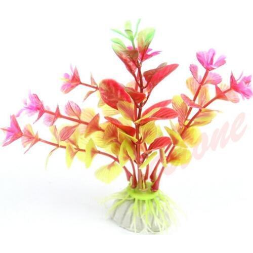 New Hot 6 Pcs Emulational Aquatic Water Flower Plant Grass For Aquarium Fish Tank Decoration