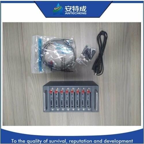 Antecheng wavecom 2g Q2406B 8 port USB gsm modem high rate bulk sms sending ussd stk with free software by AT command