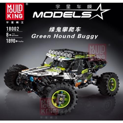 In Stock Mould King Tech Buggy Remote Control Terrain Off-Road Climbing Truck Building Blocks Lepining 18002 Kids Toys Gifts