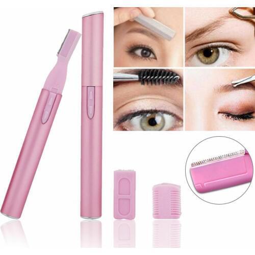 Lady/Beauty Electric Face Eyebrow Scissors Hair Trimmer Mini Portable Women Body Shaver Remover Blade Razor Epilator