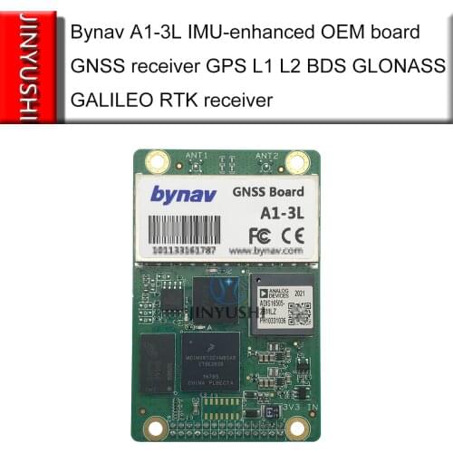 JINYUSHI For Bynav A1-3L IMU-enhanced OEM board GNSS receiver GPS L1 L2 BDS GLONASS GALILEO RTK receiver