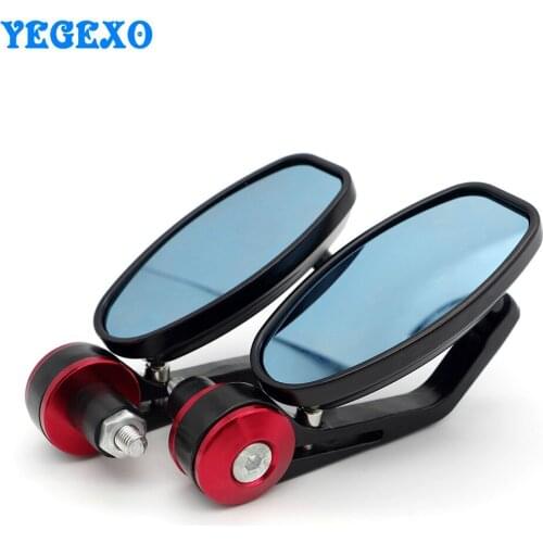 8mm 10mm Motorcycle Side Mirror Handle Bar End Rearview For kawasaki ninja 650 vulcan 800 z1000sx ex650 zx10r 2005 z250sl er5