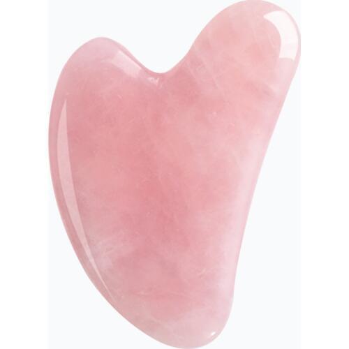 Facial Jade Massager Natural Rose Quartz Crystal Gua Sha Tool Back Head Acupuntura Massager Stone Health Care Tools