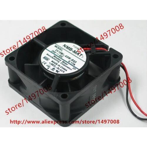NMB-MAT 2410ML-05W-B60 BQM DC 24V 0.17A 60X60X25mm Server Cooling Fan