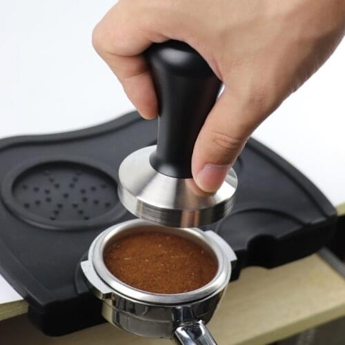 51mm/58mm Tamper Handmade Coffee Pressed Powder Hammer Espresso Maker Cafe Barista Tools Machine Accessories
