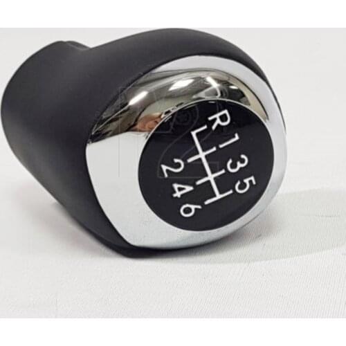 Genuine Cr MT Leather Gear Shift Knob For 2008-2012 Hyundai I20 Gear Shift Knob 6Speed Manual