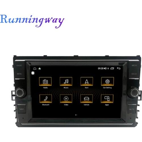 Runningway Android 10.0 5G Car DVD For VW Car Player Golf 6 7 Tiguan L Passat B7 B8 CC Seat Skoda For VW 2018-2021 Car DVD