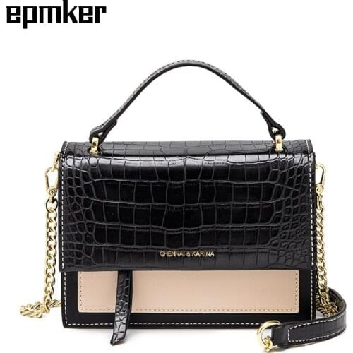 EPMKER Stone Shoulder Bags Fashionable Purses and Handbags Luxury Desinger Handbags Brand Bags Chains Satchels Cute Side Bags
