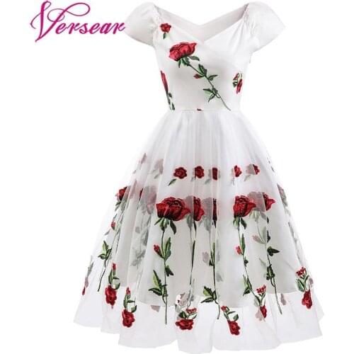 Короткие платья для женщин Versear China At AliExpress