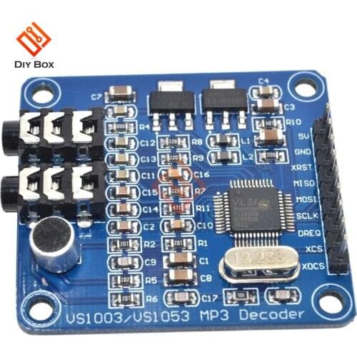 VS1003B VS1053 MP3 Decoding Module Development Board VS1053b VS1053 IC Onboard Recording Function SPI Interface