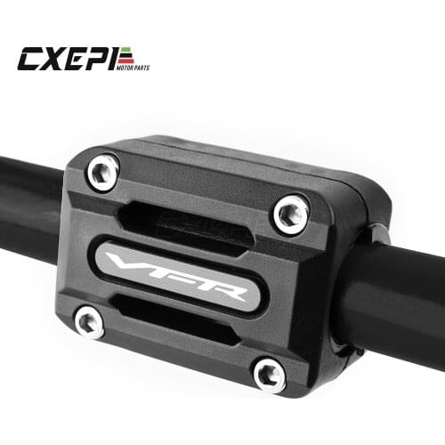 1pair Engine Crash bar Protection Bumper Decorative Guard Block Dismantling 22mm 25mm 28mm For HONDA VFR750 VFR800 with LOGO VFR