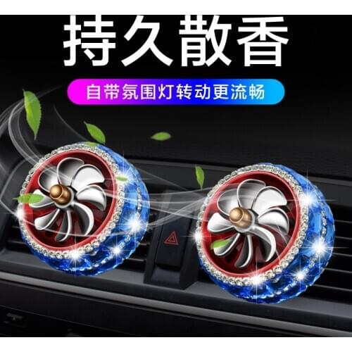 1Pcs Car Air Freshener Diamond Crystal Air Force Auto Air Vent Perfume Clip Outlet Conditioning Diffuser Bling Car Accessories