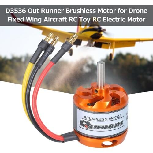 D3536 Out Runner Brushless Motor for Drone Fixed Wing Aircraft RC Toy RC Electric Motor 1250KV