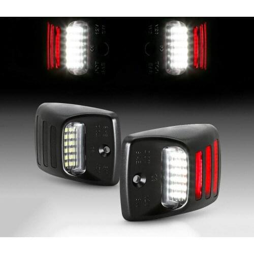 For Toyota Tacoma-Tundra 2005-2015 Smd License Plate Lights DHBH-(Red Led Sequence Tube) 2pcs/set