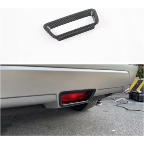 For Nissan X-Trail 2021 ABS Carbon Fiber Car Trunk Rear Brake Light Frame Cover Trim Car Styling Sticker