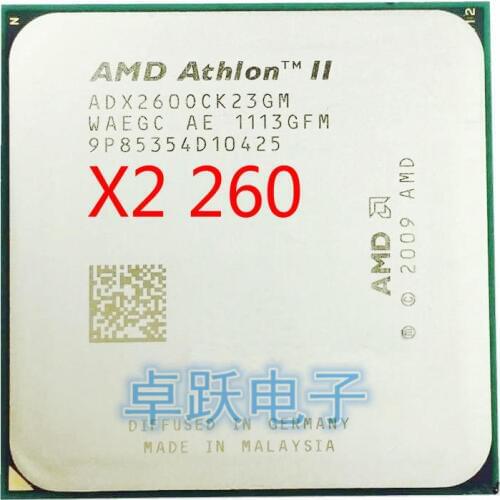 AMD Athlon II X2 260 3.2 GHz Dual-Core CPU Processor Socket AM3 free shipping