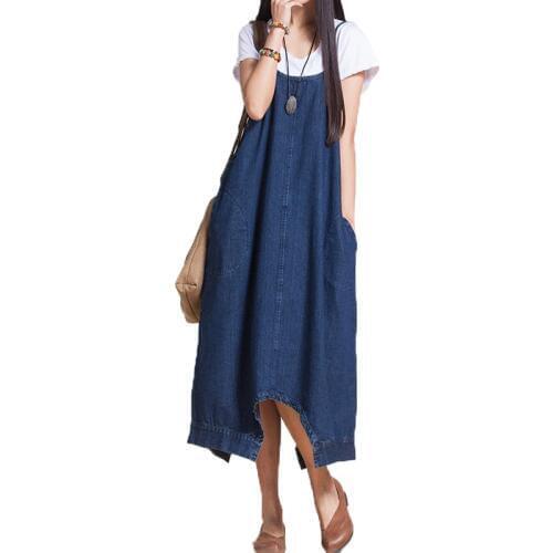 Maternity Jeans Overalls Summer Denim Strapped Dress Pregnancy Clothes Dress For Pregnant Women Robe Maternity dress