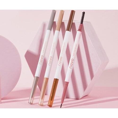NOVO Eyebrow Pencil Precise Brow Definer Long Lasting Waterproof Gray Brown Eye Brow Pro Women Makeup Tools 5 Colors TSLM1