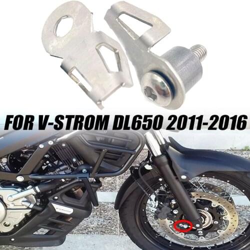 Front ABS Sensor Guard For SUZUKI V-STROM DL650 dl650 2011-2016 2015 2014 2013