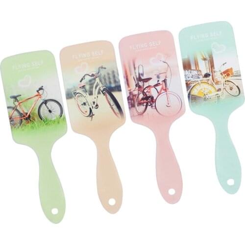 Bicycle Style Detangling Handle Shower Hair Brush Comb Salon Styling
