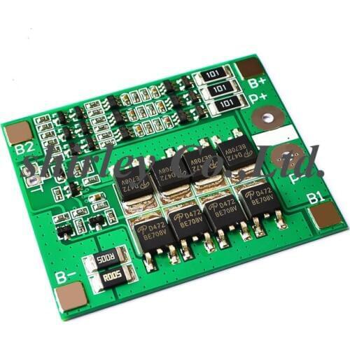 Connectors 10PCS 3S 12V 25A 18650 Lithium Battery Protection Board 11.1V 12.6V PCB BMS With Balancer Circuit For Drill Motor