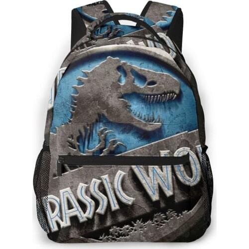 Jurassic World Backpack for Girls Boys Travel RucksackBackpacks for Teenage school bag