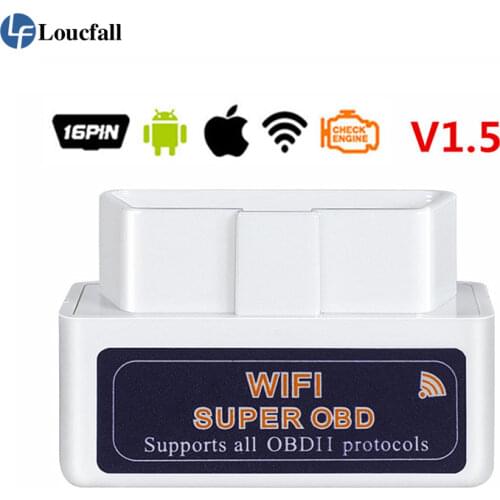 Elm327 Obd2 Scanner Code V1.5 WIFI Mini OBD2 Automobile detector Code reader obd2 Car scanner diagnostic repair tool