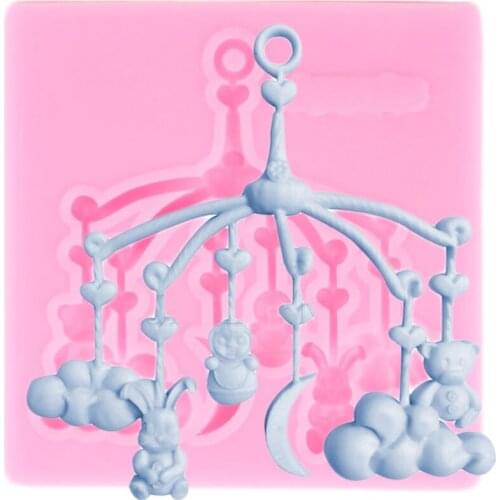 DIY Baby Series Silicone Fondant Mold Birthday Party Cupcake Topper Cake Decorating Tools Candy Clay Chocolate Gumpaste Moulds