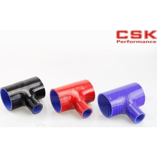 T Shape Silicone Hose Tube Pipe for 35mm ID BOV 3 +size 3" To 3" (76mm)