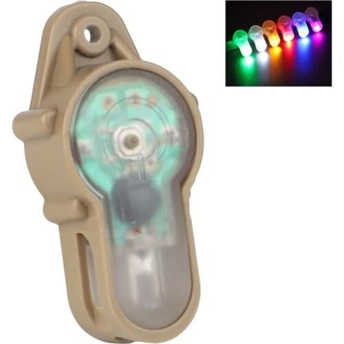 Tactical Signal Light Bike Helmet Light Hunting CS Military Signal Light Safety Flashing For Sports Driving Survival Signal Lamp