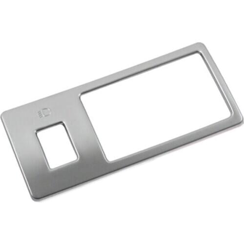 Only for Low-equipped For Mazda 6 M6 Atenza 2013-2017 ABS Chrome Head Light Switch Control Cover Matte Interior Mouldings Trim