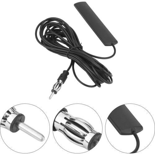 ANT-309 Universal Car FM Radio Antenna Patch Aerial Windscreen Mount 5M Cable Car Accessories Radio Antenna